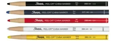 £2.99 • Buy SHARPIE CHINAGRAPH CHINA MARKER PENCILS For Plastic, Glass Etc
