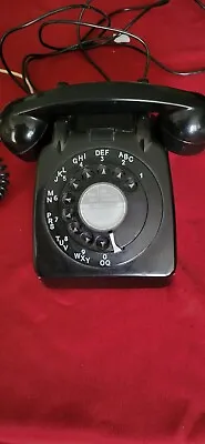 Gloss Black GPO 706 Rotary Dial Telephone - Retro Classic Communication • £15