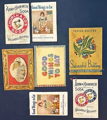 Vintage LOT ADVERTISING Cook Book Recipe Antique Arm & Hammer Baking Soda • $29