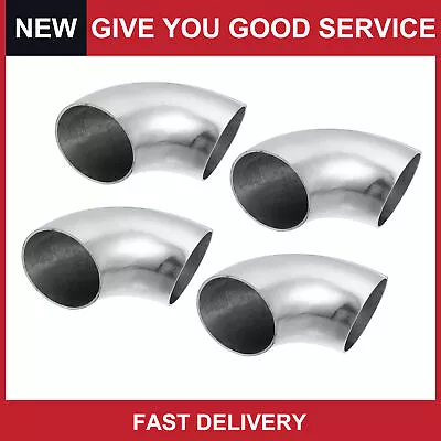 Universal  OD 2inch 90 Degree Car Mandrel Bend Elbow Bend Exhaust Tube Pack Of 4 • $21.95