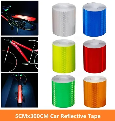 Car Reflective Tape Strong Adhesive General Waterproof Outdoor Eye-Catching USA • $7.99