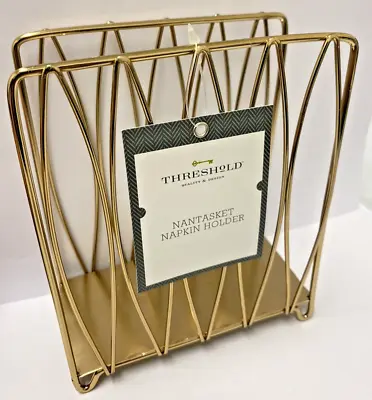 Threshold Gold Iron Wire Napkin Holder  ART DECO LOOKING VERY PRETTY!!! • $14.99