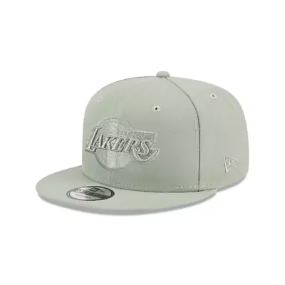 Los Angeles Lakers NBA New Era YOUTH Color Pack 9FIFTY Snapback Hat~Mint/Gray • $19.99