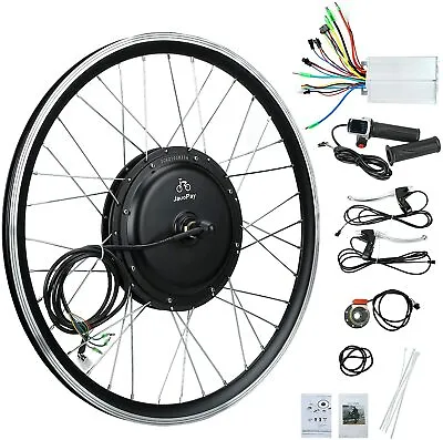 $222.29 • Buy JAUOPAY 26  Front Wheel Electric Bicycle Hub Motor Conversion Kit 48V1000W EBIKE