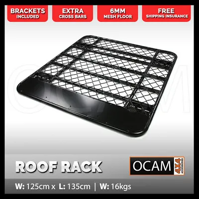 OCAM Aluminium Flat Roof Rack For Nissan Navara D40 Dual Cab Alloy Platform • $549