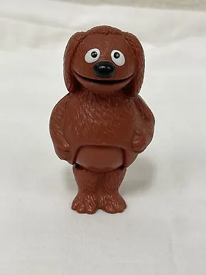 Vintage Muppets Rowlf The Dog Figurine Plastic Figure 1978 Jim Henson 3.25  Tall • $7.95