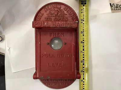 Vintage Gamewell Private Fire Alarm Box Pull Station Patented 1924 • $49.99