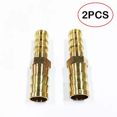 2PC Reducer Hose ID 3/8” To 5/16 Brass Barb Fitting Oil Fuel Water Gas Air Boat • $9.59