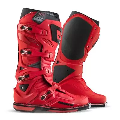 Gaerne Sg22 Mx Motocross  Off-road Boots Red Off-road Enduro Quad Atv • £558