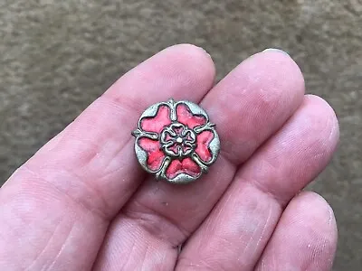 Lancashire Red Rose Small Enamel Pin Badge • £4.50