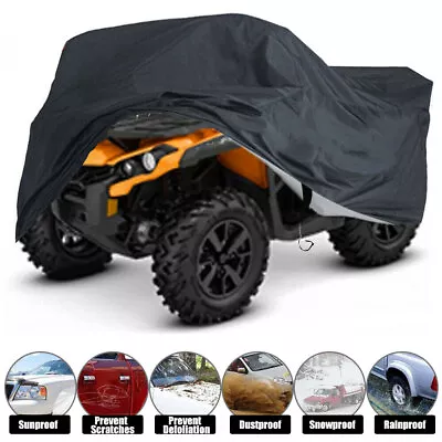 For Can-Am Outlander 450 570 650 850 1000R XXXL Waterproof Cover Universal ATV • $23.97