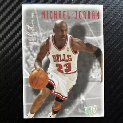 Michael Jordan ERROR CARD 96-97 Fleer Ultra #143 Ultra Effort 1/1 • $400