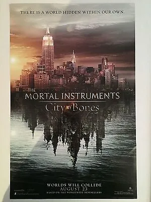 MORTAL INSTRUMENTS: CITY OF BONES 11x17 PROMO MOVIE POSTER • $2.29