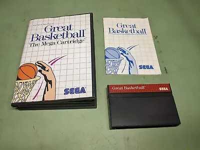 Great Basketball Sega Master System Complete In Box • $6.49