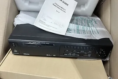 NEW IN BOX 4 Channel MPEG-4 Digital Video Recorder W/ Remote And Cables • $155
