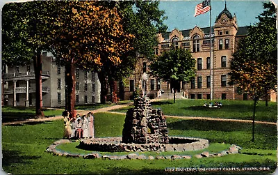 Ohio University Athens Ohio 1916  Campus View Fountain Buildings  A30 • $10.12