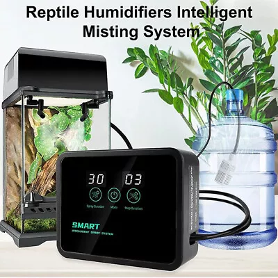 Intelligent Reptile Mist Spray Rainforest Fogger Humidifier Sprinkler Kit System • $40.65