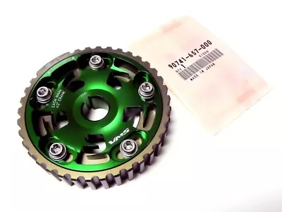 Vms 88-00 Honda Civic D15 D16 Sohc Adjustable Racing Cam Gear & Oem Key Green • $69.95