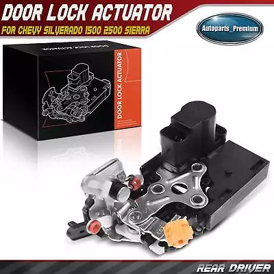 Door Lock Actuator For Chevrolet Silverado 1500 2500 2001-2006 Sierra Rear Left • $24.99