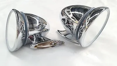 Ford Zephyr Zodiac Consul Anglia Mk1 Mk2 Mk3 Mk4 Gt Cone Stainless Mirrors • $71.50