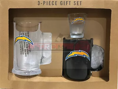 Los Angeles Chargers Memory Company NFL 3pc Drinkware Gift Set FREE SHIP!! • $39.99