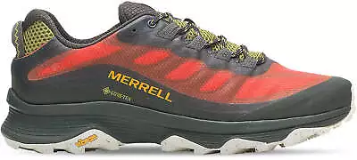 Merrell Mens Moab Speed GORE-TEX Walking Shoes Outdoor Hiking Boot - Orange • £77.90