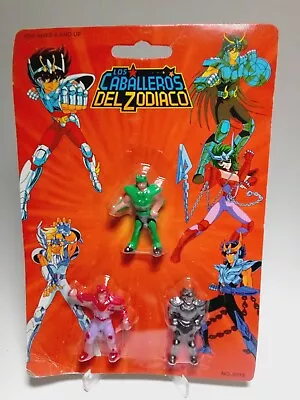 Los Caballeros Del Zodiaco Saint Seiya Mini Figures - Sealed - Set Of 3 - Rare 1 • $26.39