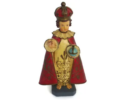 $488.75 • Buy XL Statue Infant Of Prague Infant Jesus Santo Nino Plaster Chapel Collector WOW