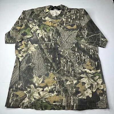 Liberty Mossy Oak Break Up Mens Camo Short Sleeve T-Shirt Size Large Regular • $23.99