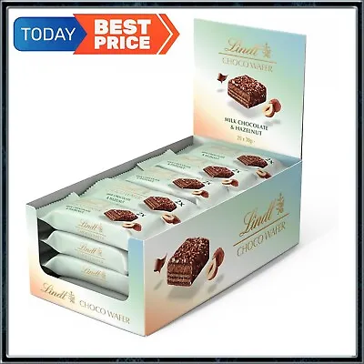 Lindt Choco Wafer Milk Chocolate & Hazelnut Treat Pack 30g (Case Of 20) - Uk • £18.89