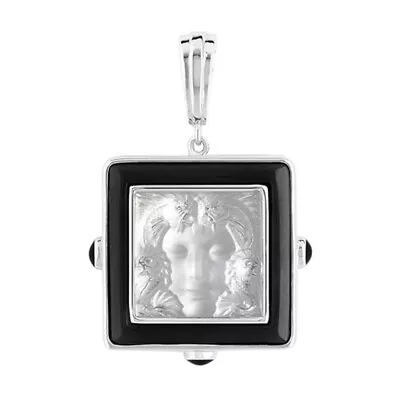 Lalique Pendant Arethuse Masque De Femme Clear & Black (10445000) • £199