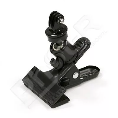 Phot-R Jaws Swivel Clamp Clip Mount Adapter For GoPro Hero 2 3 3+ 4 5 HD Camera • £10.99