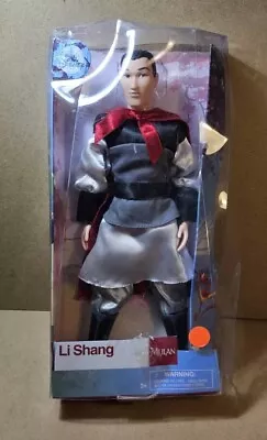 Disney Store Li Shang Classic Doll 12  From Mulan New In Box Ols Stock NIB • $39.99