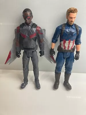 Marvel Figures 12 Inch Figures Avengers Falcon & Captain America • £3.99