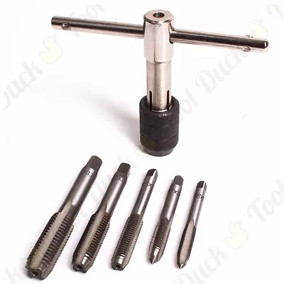 £7.96 • Buy 6Pc STRONG ALLOY STEEL WRENCH TAP SET M6/M7/M8/M10/M12 T Holder Grip Metric