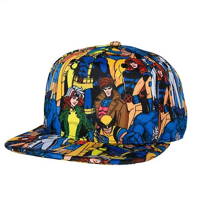 X-Men Mutants Collage Flat Brim Snapback Hat Multi-Color • $31.98