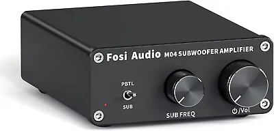 Fosi Audio M04 Subwoofer Stereo Amplifier 100Watt 2-8ohm Mono Channel Class D • £50