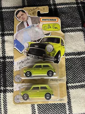 2020 Matchbox #30 MINI Cooper Green MBX Mr. Bean Special (Lot Of 2) • $32