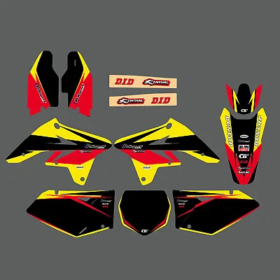 Team Graphics Background Decals Kit For Suzuki RMZ250 RMZ 250 2007 2008 2009 • $60.60