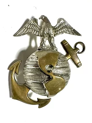 M1937 USMC EGA Officer Collar Emblem NS Meyer Metal Marine Corps J • $115