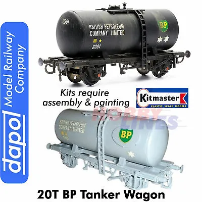 BP TANK WAGON KitMaster Truck Kit C034 Dapol OO Gauge Model Railway • £8.75