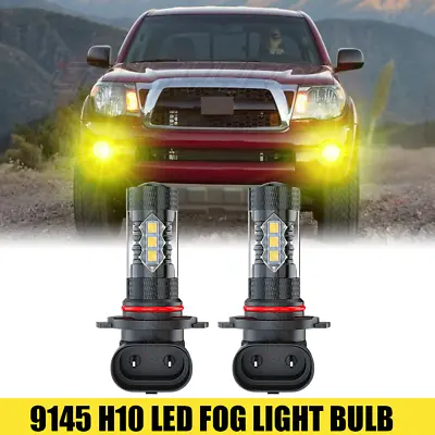 Yellow 9145 9140 LED Fog Light Bulb Fits Toyota Tacoma 2005-2011 Tundra 2007-13 • $9.74