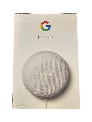 Google Nest Mini (2nd Generation) Smart Speaker - Chalk (model: H2c) • $49