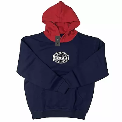 PRIMITIVE INDEPENDENT TRUCKS HOODIE SIZE Large Blue With Red Hood • $44.99