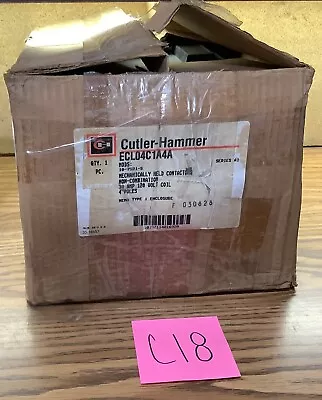NOB Cutler Hammer ECL04C1A4A AC Lighting Contactor 30A 4P Coil 120V Series A1 • $222