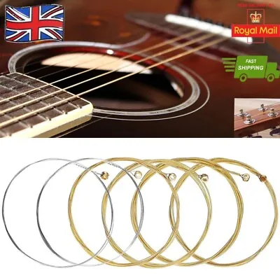 Acoustic Guitar Strings Set Of 6 High Quality Strings • £2.97