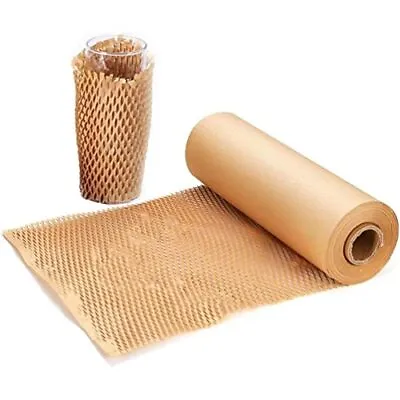 SZSYumUnion Honeycomb Packing Paper Roll   Eco-Friendly Alternative To Bubble • £9.27