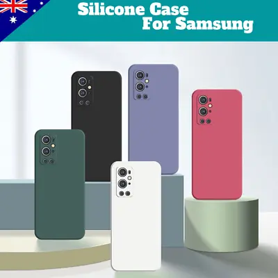 Samsung Galaxy S20 Ultra A52 A72 A32 S21 Plus 5G Liquid Silicone Slim Case Cover • $9.99