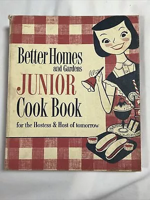 Vintage First Edition 1955 Better Homes And Gardens Junior Cookbook - Read! • $7.49