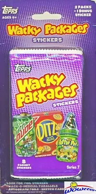 2010 Topps Wacky Packages Series 7 EXCLUSIVE Factory Sealed 2 Pack Blister-BONUS • $9.95